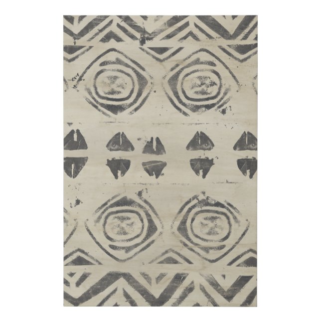 Pattern Bazaar - Rounded and Geometric Shapes Faux Canvas Print (Front)