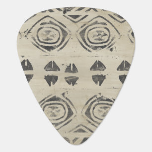 Pattern Bazaar - Rounded and Geometric Shapes Guitar Pick