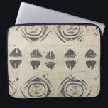 Pattern Bazaar - Rounded and Geometric Shapes Laptop Sleeve<br><div class="desc">Pattern Bazaar III by June Erica Vess. Features a design with geometric and rounded shapes.</div>