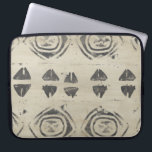 Pattern Bazaar - Rounded and Geometric Shapes Laptop Sleeve<br><div class="desc">Pattern Bazaar III by June Erica Vess. Features a design with geometric and rounded shapes.</div>