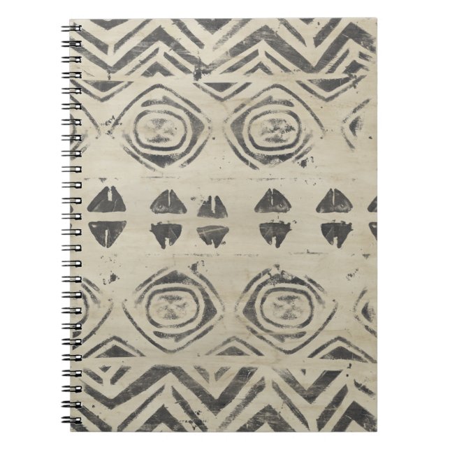 Pattern Bazaar - Rounded and Geometric Shapes Notebook (Front)