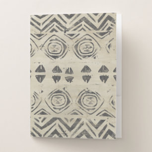 Pattern Bazaar - Rounded and Geometric Shapes Pocket Folder