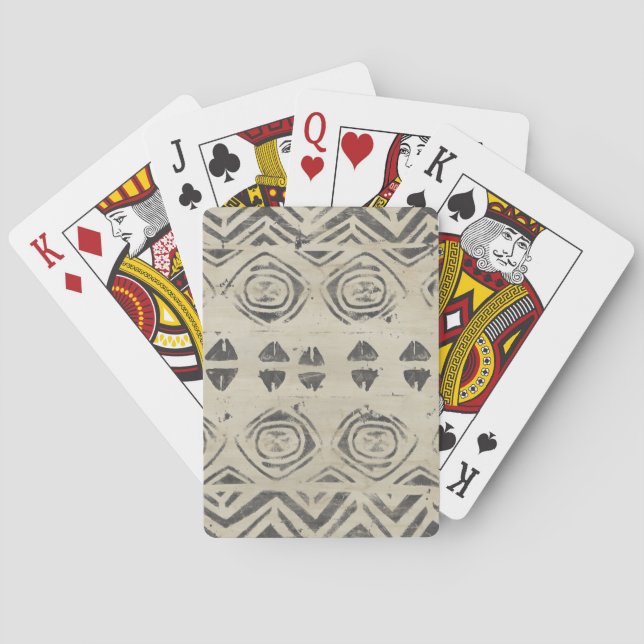 Pattern Bazaar - Rounded and Geometric Shapes Poker Cards (Back)