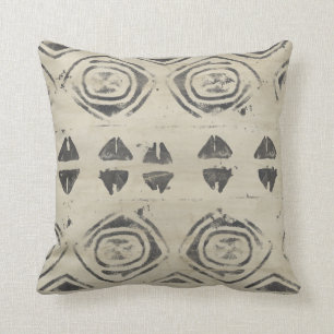 Pattern Bazaar - Rounded and Geometric Shapes Throw Pillow