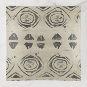 Pattern Bazaar - Rounded and Geometric Shapes Trinket Tray
