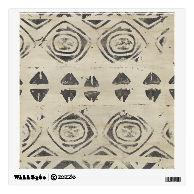 Pattern Bazaar - Rounded and Geometric Shapes Wall Decal (Front)