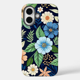 Pattern Beautiful wildflowers iPhone 16 Case