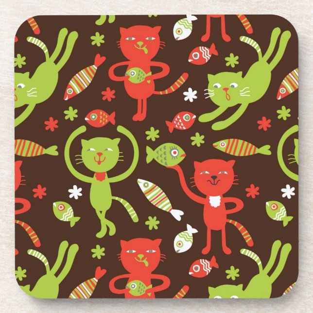 pattern beverage coaster (Front)