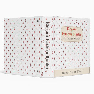 Pattern Binder Elegant Custom Planner Binder