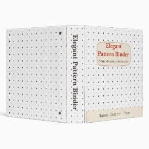 Pattern Binder Elegant Custom Planner Binder