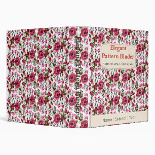 Pattern Binder Elegant Custom Planner Binder