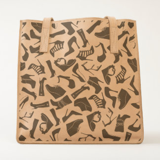 Pattern black Women's shoes Tote