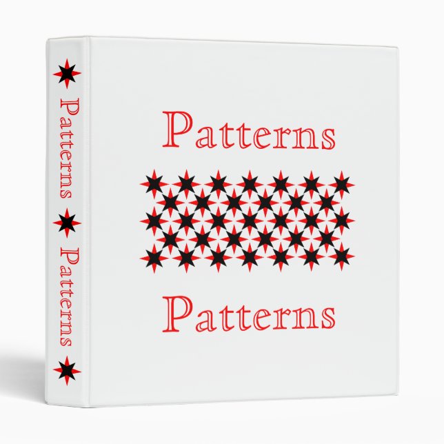 Pattern Book Binder (Front/Spine)