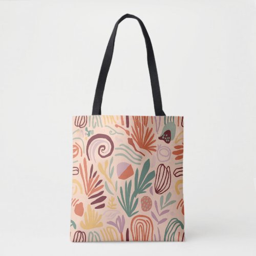 Pattern Canvas Tote Bag
