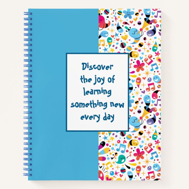 Pattern Color Doodles Notebook (Front)