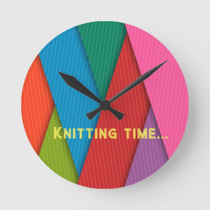 Pattern Colorful Clock