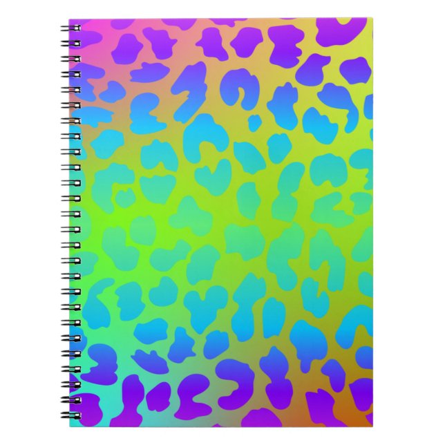 Pattern Colorful Inspiration Retro Cute    Notebook (Front)