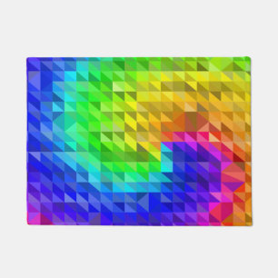 Pattern Colorful Inspiration Retro Summer Doormat