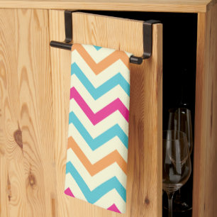 Pattern Colorfull Stylish Geometric Vintage Kitchen Towel