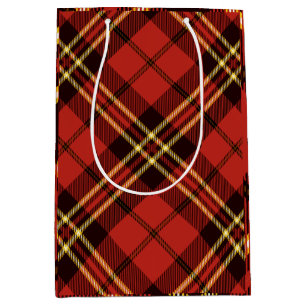 Pattern Colorfull Stylish Scottish Vintage Medium Gift Bag