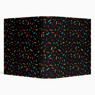 Pattern Colorfull Stylish Summer Vintage        3 Ring Binder