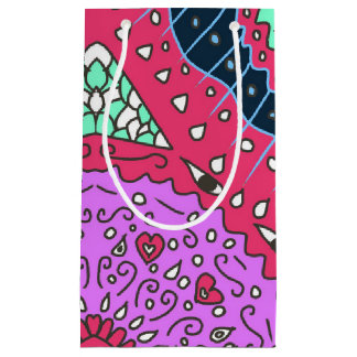 Pattern colors small gift bag