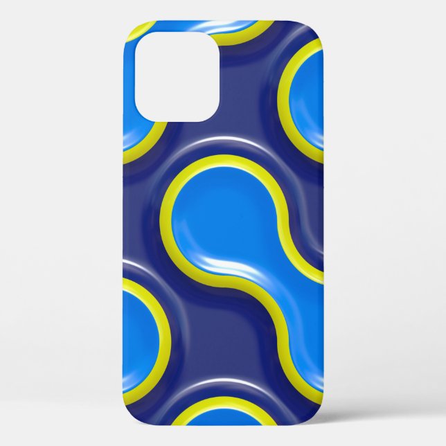 Pattern curve design seamless Case-Mate iPhone case (Back)