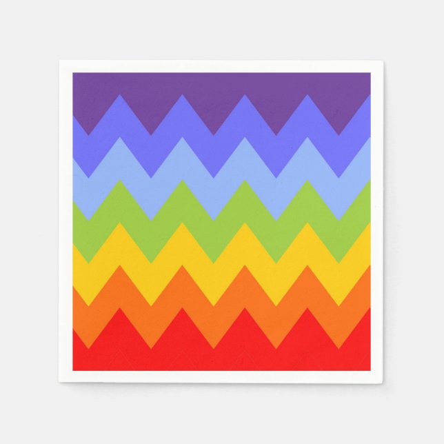 Pattern Design chakra colored + your ideas Napkins (Front)