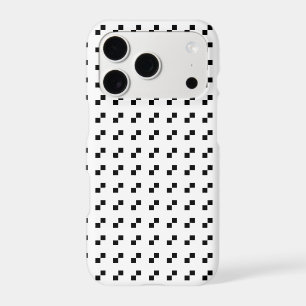 Pattern Design in Black and White  iPhone 17 Pro Case
