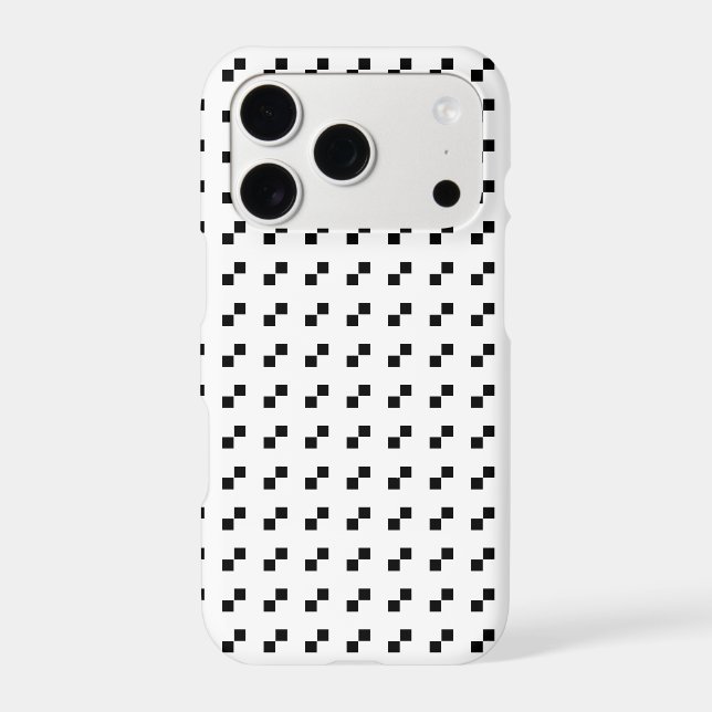 Pattern Design in Black and White  Case-Mate iPhone Case (Back)