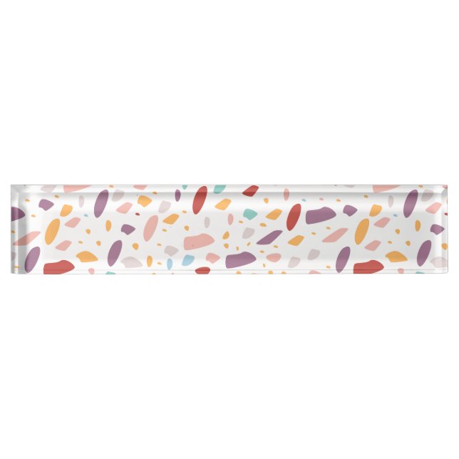 pattern desk name plate (Front)