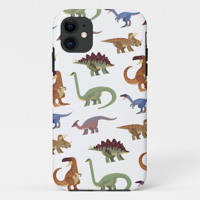 Pattern dino comic dinosaur Case-Mate iPhone case (Back)
