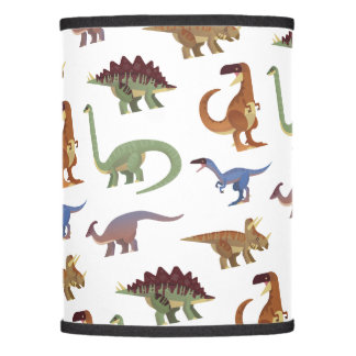 Pattern dino comic dinosaur lamp shade