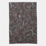 pattern displaying baby animals 1 towel
