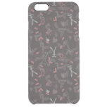 pattern displaying baby animals 1 clear iPhone 6 plus case