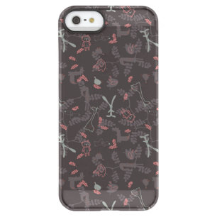pattern displaying baby animals 1 permafrost iPhone SE/5/5s case