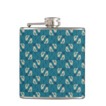 pattern displaying birds flask