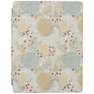 pattern displaying curly garden iPad smart cover