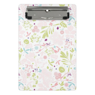 pattern displaying floral mini clipboard