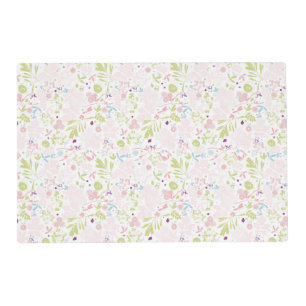 pattern displaying floral placemat