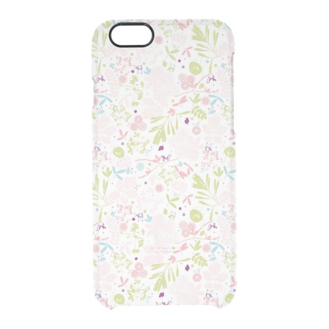 pattern displaying floral uncommon iPhone case (Back)