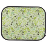 pattern displaying little baby birds car mat