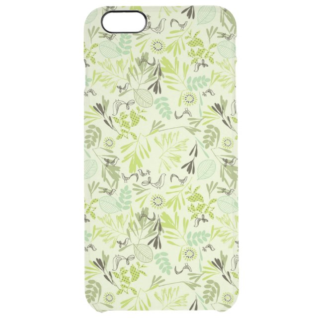 pattern displaying little baby birds uncommon iPhone case (Back)