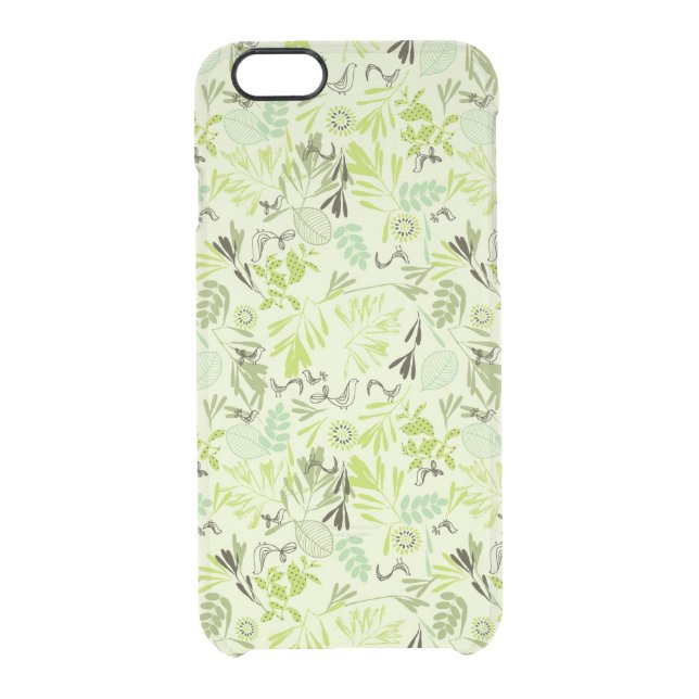 pattern displaying little baby birds uncommon iPhone case (Back)