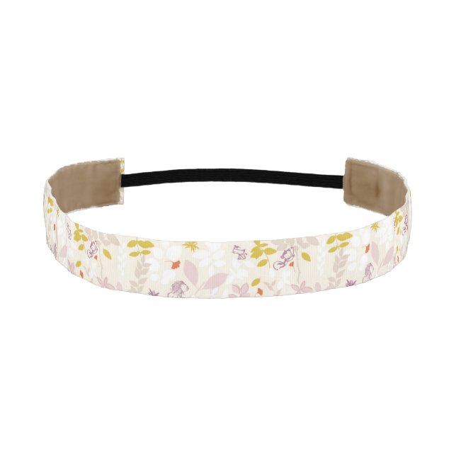 pattern displaying whimsical animals athletic headband (Front)