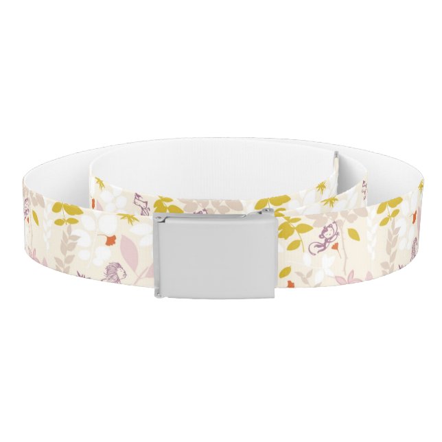 pattern displaying whimsical animals belt (Coil)