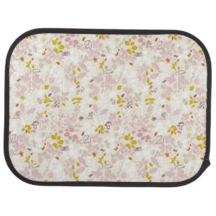 pattern displaying whimsical animals car mat