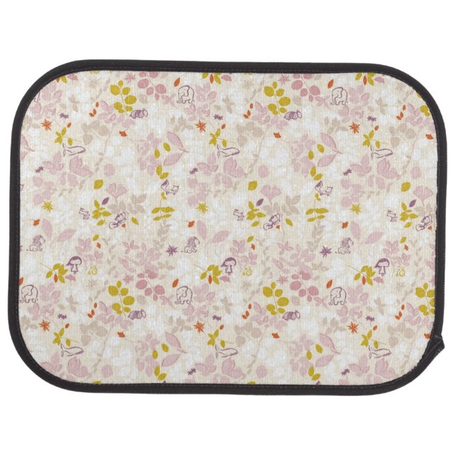 pattern displaying whimsical animals car mat (Rear)