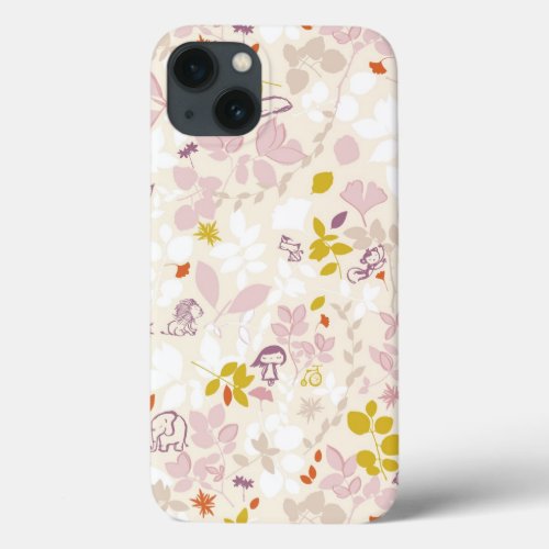 pattern displaying whimsical animals iPhone 13 case
