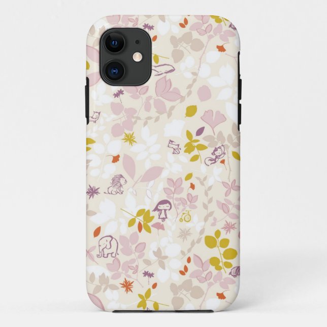 pattern displaying whimsical animals Case-Mate iPhone case (Back)